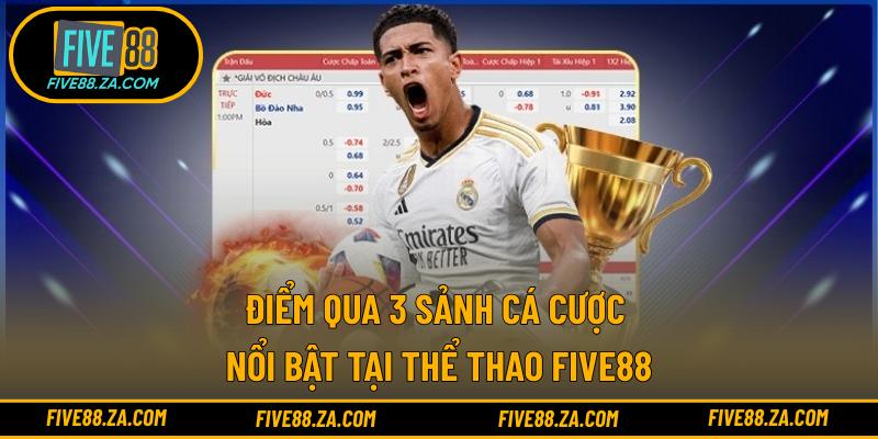 Điểm qua 3 sảnh cá cược nổi bật tại Thể thao FIVE88